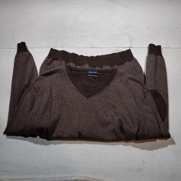 Mossimo Dutti Vintage V-Neck Cotton Cashmere  Sweater L - Picture 13 of 16